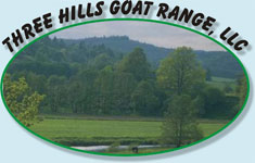 The Three Hills Goat Range logo